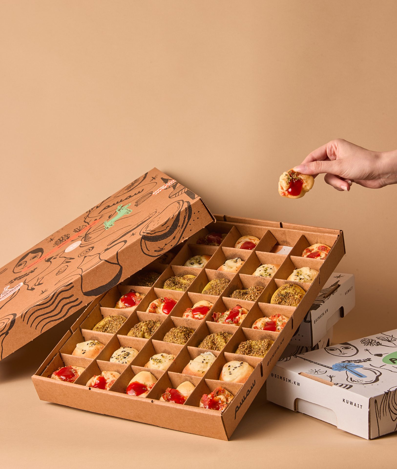Simsim mini manakish box